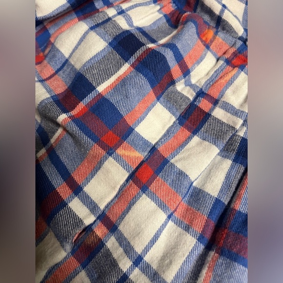 GUC Sea New York- Plaid Flannel Bleached High- Low Dress. Size 4 - Picture 10 of 12